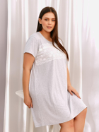 Нічна сорочка жіноча Doctor Nap Tw.9233 XXXL Сіра (5902701122300) - зображення 9