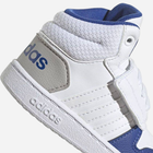Buty sportowe chłopięce na rzepy za kostkę Adidas Hoops Mid 2.0 I GW4838 21 Białe (4064049362730) - obraz 6