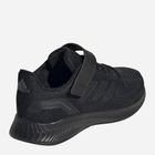 Buty sportowe chłopięce na rzepy Adidas Runfalcon 2.0 El K GX3529 28 Czarne (4065419341812) - obraz 4