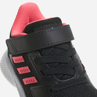 Buty sportowe dziecięce dla dziewczynki na rzepy Adidas Runfalcon 2.0 I GX5942 25.5 Czarne (4065419284256) - obraz 5