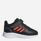 Buty sportowe chłopięce na rzepy Adidas Tensaur Run 2.0 I GZ7428 19 Czarne (4064047990218) - obraz 1