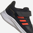 Buty sportowe chłopięce na rzepy Adidas Tensaur Run 2.0 I GZ7428 20 Czarne (4064047990171) - obraz 5