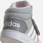 Buty sportowe dziecięce dla dziewczynki na rzepy za kostkę Adidas Hoops Mid 2.0 I GZ7779 26.5 Szare (4064049366493) - obraz 6
