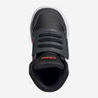 Buty sportowe chłopięce na rzepy za kostkę Adidas Hoops Mid 2.0 I GZ7780 23 Czarne (4064049362631) - obraz 5