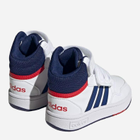 Buty sportowe chłopięce na rzepy za kostkę Adidas Hoops Mid 3.0 AC I GZ9650 21 Białe (4066746092071) - obraz 4