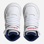 Buty sportowe chłopięce na rzepy za kostkę Adidas Hoops Mid 3.0 AC I GZ9650 21 Białe (4066746092071) - obraz 5
