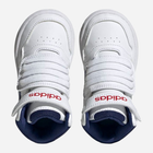 Buty sportowe chłopięce na rzepy za kostkę Adidas Hoops Mid 3.0 AC I GZ9650 23 Białe (4066746091982) - obraz 5