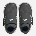 Buty sportowe dziecięce dla dziewczynki na rzepy Adidas Runfalcon 3.0 AC I HP5859 22 Szare (4066749848699) - obraz 4