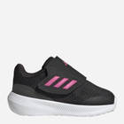 Buty sportowe dziecięce dla dziewczynki na rzepy Adidas Runfalcon 3.0 AC I HP5862 20 Czarne (4066749848743) - obraz 1