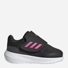 Buty sportowe dziecięce dla dziewczynki na rzepy Adidas Runfalcon 3.0 AC I HP5862 23 Czarne (4066749848804) - obraz 1
