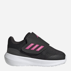 Buty sportowe dziecięce dla dziewczynki na rzepy Adidas Runfalcon 3.0 AC I HP5862 25.5 Czarne (4066749848767) - obraz 1