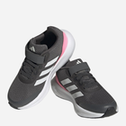 Buty sportowe młodzieżowe dla dziewczynki na rzepy Adidas Runfalcon 3.0 El K HP5873 39.5 Szare (4066749887063) - obraz 6