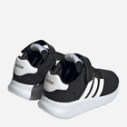 Buty sportowe chłopięce na rzepy Adidas Lite Racer 3.0 El I HQ3757 24 Czarne (4066748654161) - obraz 4
