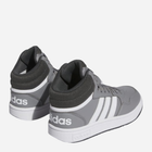 Buty sportowe chłopięce za kostkę Adidas Hoops 3.0 Mid K IF2721 38.5 Szare (4066756547417) - obraz 4