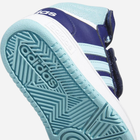 Buty sportowe chłopięce na rzepy za kostkę Adidas Hoops Mid 3.0 AC I IF5314 22 Niebieskie (4066756636937) - obraz 5