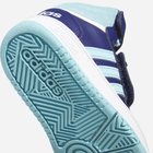 Buty sportowe chłopięce na rzepy za kostkę Adidas Hoops Mid 3.0 AC I IF5314 26 Niebieskie (4066756636920) - obraz 5