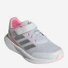 Buty sportowe dziecięce dla dziewczynki na rzepy Adidas Runfalcon 3.0 El K IG7278 30 Szare (4066756294618) - obraz 2