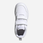Buty sportowe młodzieżowe dla dziewczynki na rzepy Adidas Tensaur C S24047 39.5 Białe (4064044595591) - obraz 4