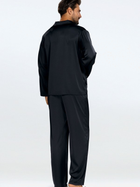 Піжама (сорочка + штани) чоловіча DKaren Lukas L Чорна (5903251470811) - зображення 2