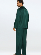 Piżama (koszula + spodnie) męska DKaren Lukas M Zielona (5903251470842) - obraz 2