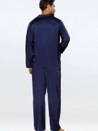 Піжама (сорочка + штани) чоловіча DKaren Lukas M Темно-синя (5903251471009) - зображення 2