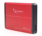 Кишеня зовнішня 2.5'' Gembird EE2-U3S-2-R для SATA дисків, USB3.0 інтерфейс, червоний