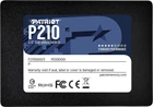 Твердотільний диск 2.5" 512GB Patriot P210 (SATA, 520/430MB/s) (P210S512G25)