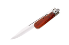 Нож складной Финка Кортик с удлиненным лезвием в кожаном чехле - изображение 13