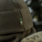 Шапка флис with Watch Slimtex S Olive M-Tac Elite Dark Cap (320г/м2) - изображение 10