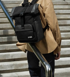 Рюкзак 90 Points Urban Roll Top Backpack 18,6" 27,3L Black - изображение 2