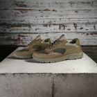 Тактичні кросівки пісок 3Д сітка олива Натуральна шкіра Win War 45 (30см) - зображення 1