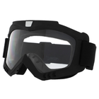 Захисна маска-трансформер окуляри пів-обличчя SP-Sport M-8584 чорний - зображення 3