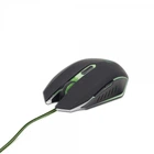 Оптическая игровая мышка Gembird MUSG-001-G, USB интерфейс, зеленый цвет