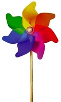 Wiatrak Norimpex Rainbow Windmill 32 cm (8006612005015) - obraz 1