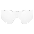 Очки защитные маска со сменными линзами и чехлом SPOSUNE JY-026-2 оправа-черная цвет линз серый - изображение 7