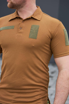 Мужская футболка Поло Койот цвет Cool-pass 54 - изображение 3