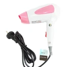 Складной дорожный фен Gemei GM-1756 мини, Pink Розовый