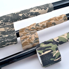 Маскувальна збройова камуфляжна стрічка, клейка, еластична, кінезіо тейп Ліс темний (мультикам) - зображення 2