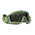 Захисні тактичні окуляри-маска зі змінним склом Olive - зображення 1