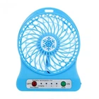 Портативный настольный мини-вентилятор Portable Fan Mini Голубой