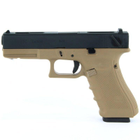 Пистолет Glock 18c - Gen4 GBB - Half Tan [WE] (для страйкбола) - изображение 1