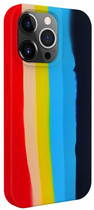 Панель Evelatus Silicone case Multi-Colored для Apple iPhone 14 Pro Max Rainbow (4752192063382) - зображення 1