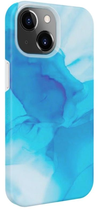 Панель Evelatus Premium Silicone Case Customized Print для Apple iPhone 15 Plus Blue (4752192068615) - зображення 1