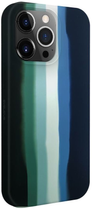 Панель Evelatus Silicone Case Multi-Colored для Apple iPhone 15 Pro Max Green (4752192068530) - зображення 1