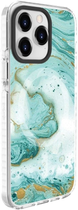 Etui plecki Evelatus Customized Print with MagSafe do Apple iPhone 15 Pro Blue Marble (4752192067205) - obraz 1
