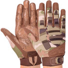 Перчатки тактические с закрытыми пальцами Military Rangers BC-8799 XL Камуфляж Multicam - изображение 1