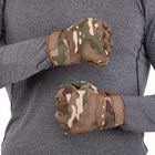 Рукавиці тактичні з закритими пальцями Military Rangers BC-8816 L Камуфляж Multicam - зображення 4