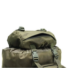 Водонепроницаемый туристический рюкзак 80л с креплением MOLLE материал Oxford 1200D 80х39х22см Tacal-A4 Khaki - изображение 5