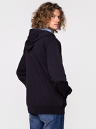 Bluza męska rozpinana streetwear z kapturem Lee Cooper Evan-4202 S Granatowa (5904347393656) - obraz 3