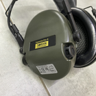 Тактичні активні навушники Sordin Supreme Pro-X Slim Green, сумісні з ARC Rail, колір – Олива - зображення 3